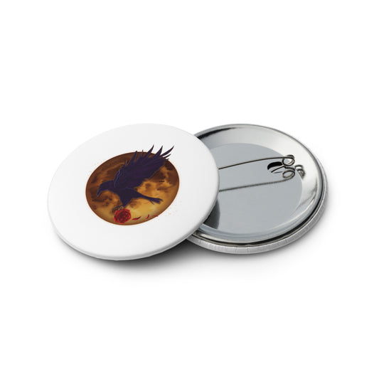 Raven King Pin Buttons